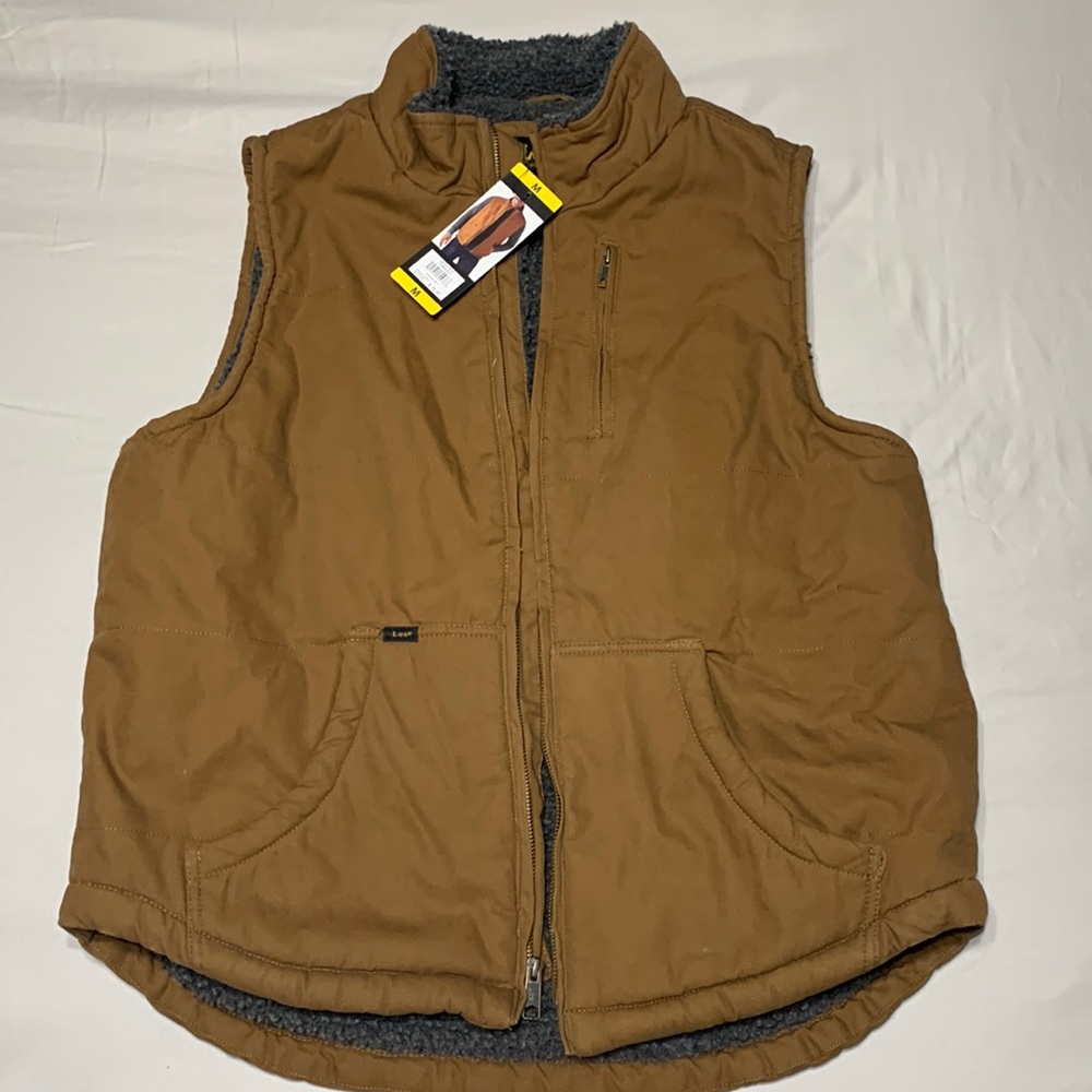 Never worn Lee sherpa Vest